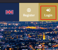 image: enter the login page from -Login- in the upper right corner of the T2PAY official homepage