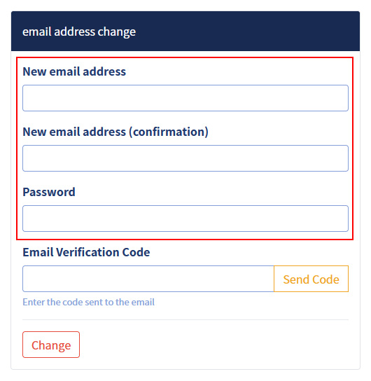 image: Change email address 1