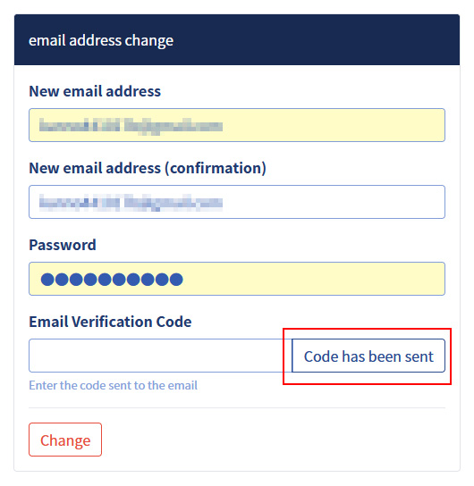 image: Get an 'email verification code' 2