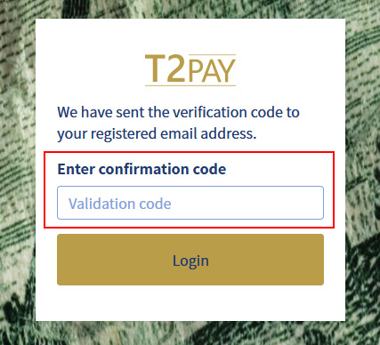 image: Two-step certification login 2
